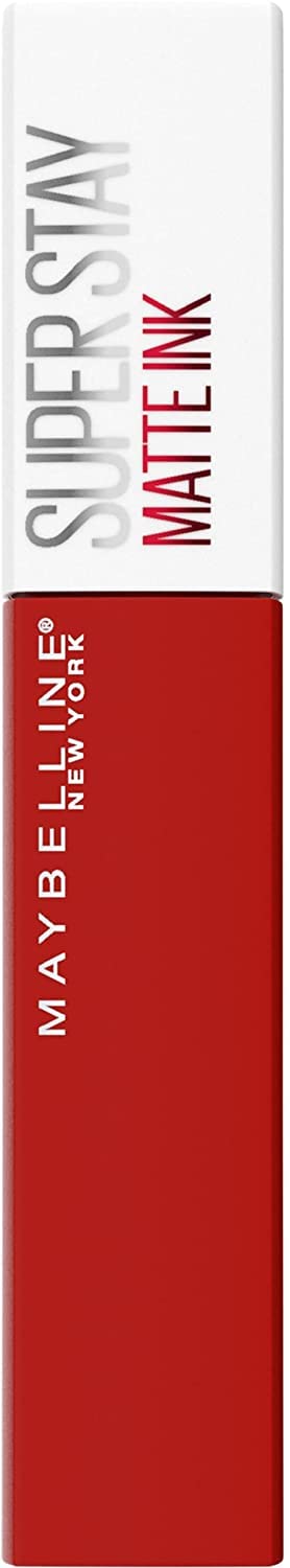 Maybelline New York, Superstay Matte Ink, Pintalabios Líquido Mate De Larga Duración, Color Altamente Pigmentado, Tono, 30 G, 330 Innovator, Vanilla, 5 Mililitro