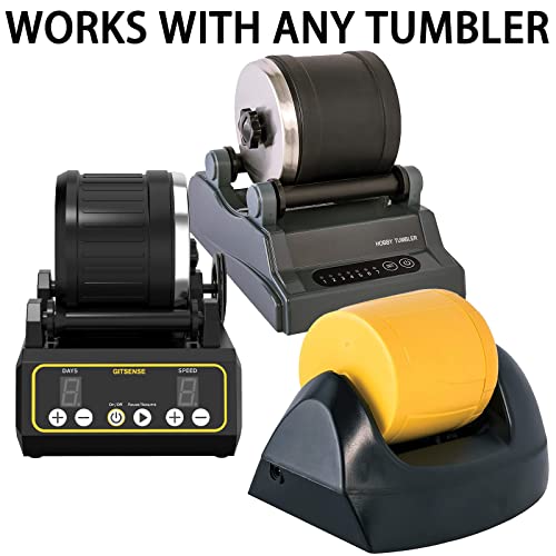 Gitsense 8 Bags Rock Tumbler Grit And Polish Refill, Refill Grits For Rock Tumbler, Works With Any Rock Polisher, Rock Tumbler Supplies #TOP6