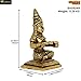 KALARAMBH Brass Statue Annapurna Devi Idol of Hindu Annapurni Maa Goddess of Food with Fine Finishing Handicraft Work by Indian Artist Sculpture Religious Gifts Showpiece for Home Temple