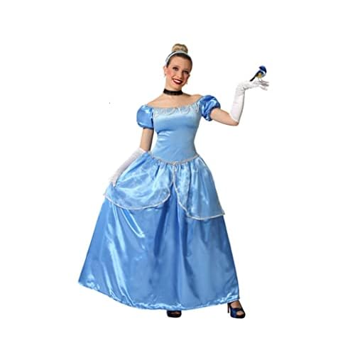 Atosa disfraz princesa azul mujer adulto vestido XL