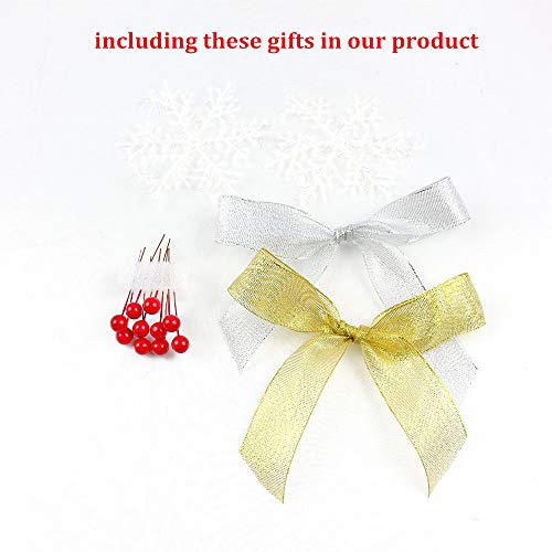 Jarown Christmas Artificial Pine Branches For Decorating Diy Garland Wreath Fake Greenery Pine Picks 25Pcs 10 Inches With Gift #TOP5