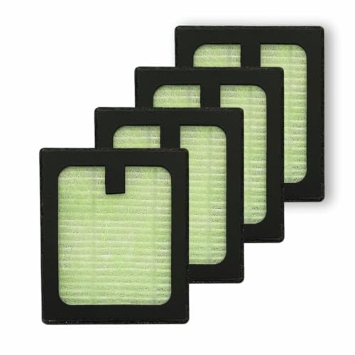 Image of 4 Pack HEPA Filter Replacement for Baby Brezza Baby Bottle Washer Pro, High Efficiency H13 True HEPA Filter, Air Clean Dust