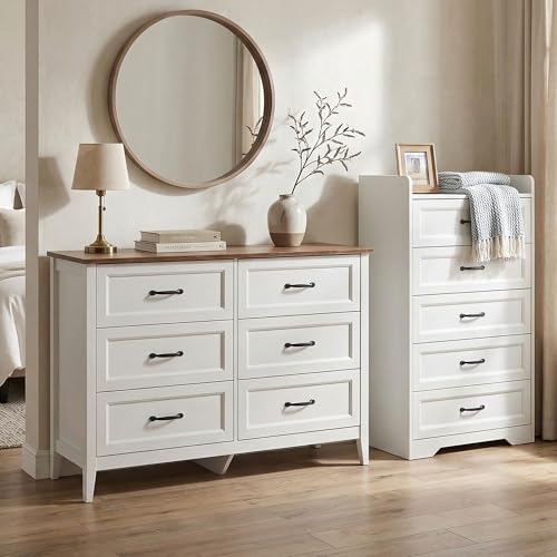 Gizoon 2-Piece Bedroom Furniture Set – Includes a 5 Drawer Dresser,...