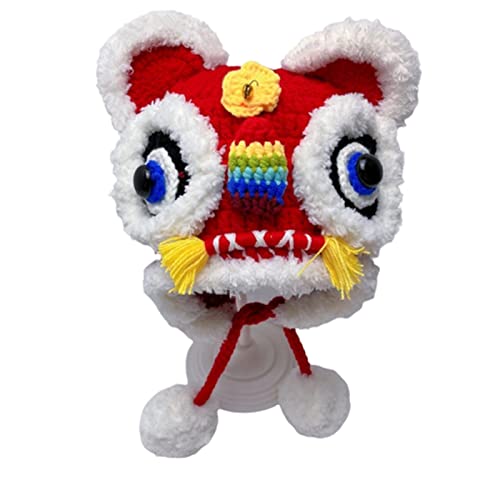 虎の年縁起の良い帽子手作りウールニット虎帽子新年の子供たちの暖かい赤い虎の帽子 (Color : Red Tiger Cap (A), Size : 1-3 years old) 虎の年縁起の良い帽子手作りウールニット虎帽子新年の子供たちの暖かい赤い虎の帽子 (Color : Red Tiger Cap (A), Size : 1-3 years old)