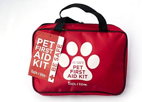 BE SAFE! Pet First Aid Kit- 50 pc First Aid Kit for Your Pets- Emergency Preparedness- Great for Home, Car, Travel, Camping, and Hiking- Emergency Care Guide Included- Keep Your Pet Safe and Prepared!