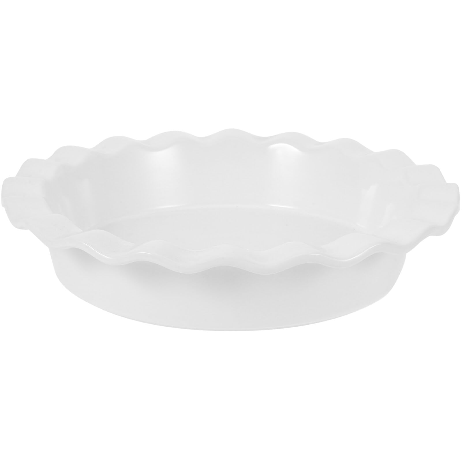 HOLIDYOYO Ceramic Pizza Pan Round Baking Dish Non-stick Oven Safe 12 Deep Pie Plate Set of 2