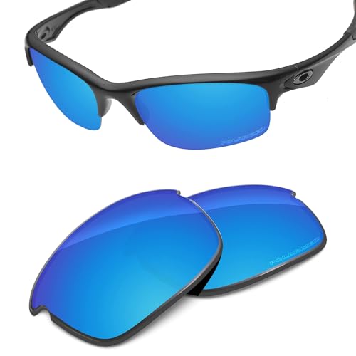 Image of Performance Replacement Lenses Compatible with Oakley Bottle Rocket OO9164 Polarized Etched-Sky Blue