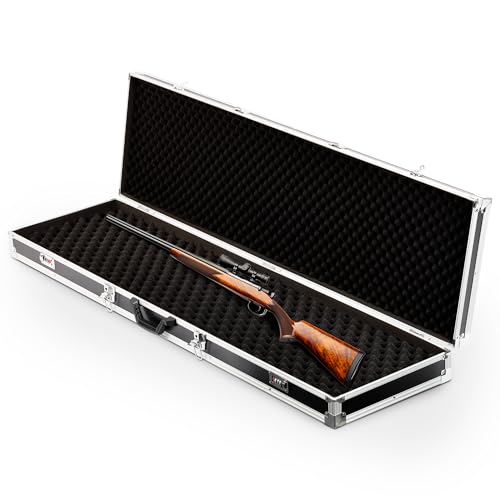 Brihard Rifle Extra Strong Case avec Deux Serrures à Combinaison et Deux Serrures à Clé, avec Cadre en Aluminium, Grand Étui D'armes en Mousse Rembourrée,...
