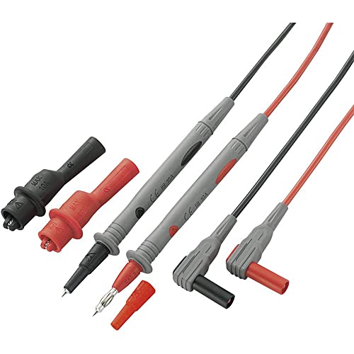 Sicherheits-Messleitungs-Set 1.20 m Schwarz, Rot VOLTCRAFT MS-2