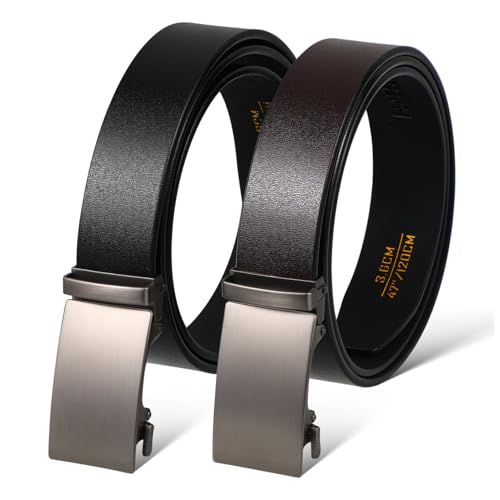 Ceinture à cliquet réglable homme coulissante automatique de mode