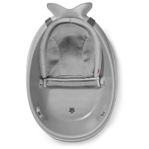 Skip Hop Infant Bath Tub 3-Stage Grow With Baby Smart Sling MOBY Bathtub - Best Baby Bath Tub for Newborn Image 3