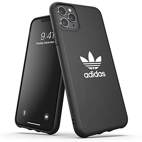 �A�f�B�_�X iPhone11ProMax�P�[�X �g���t�H�C�����S �u���b�N [adidas Originals Moulded Case BASIC for iPhone 11 Pro Max black/white Basic]