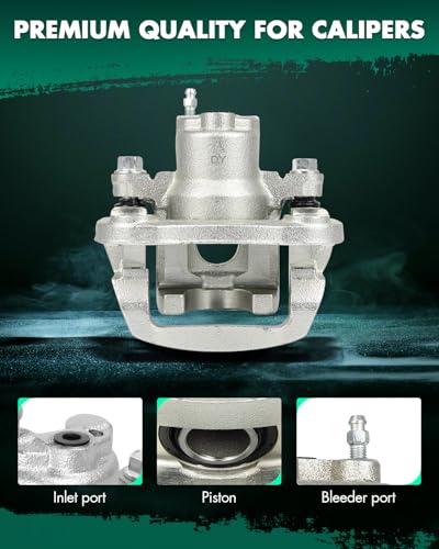 Image of SCITOO Rear Right Brake Caliper With Bracket 19B2782 Compatible For Lexus For RX330 2004-2006 For Lexus For RX350 2007-2009 For Lexus For RX400h 2006-2008 For Toyota For Highlander 2006-2007