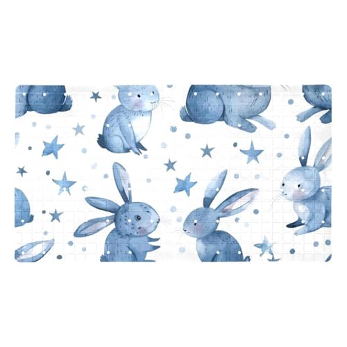 Tapis de bain antidérapant PVC extra long à trous de drainage efficaces