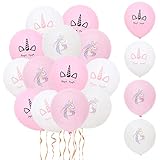 Material: todos los globos están hechos de látex, son seguros y duraderos. Soporta helio o aire. El globo es resistente y duradero. Puede empaquetar el globo inflable como decoración de pared o pegarlo en la pared