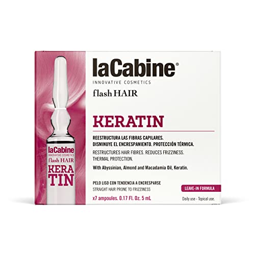 La Cabine Flash Hair Keratin 7 Ampoules of 5 ml
