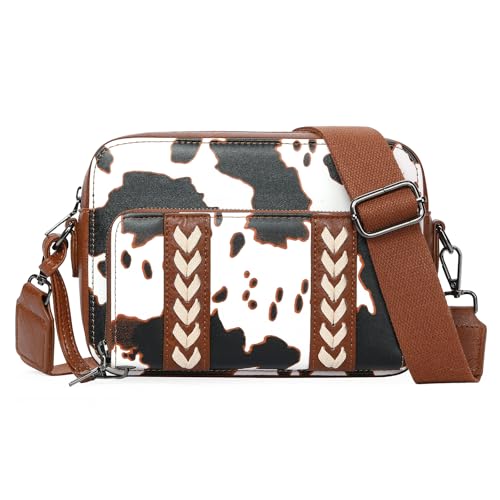 Sac à bandoulière pour femme GOIACII sacoche sangle réglable mode noire