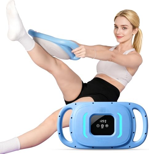 Smart Ab Trainer Machine with Bluetooth Music & Counter, Sit Up Assistant Core Workout Equipment with Foam Cushion for Home Gym Fitness