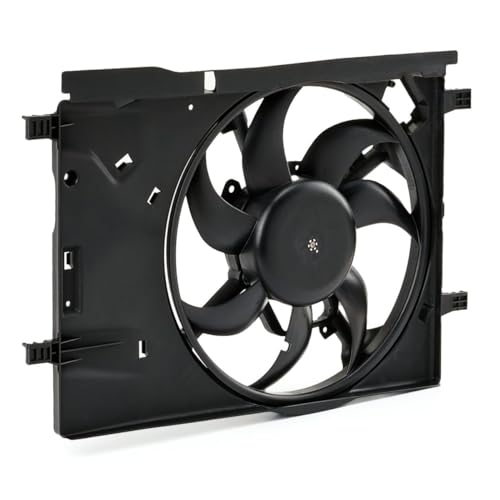 RIDEX 508R0284 Ventilador de motor con bastidor radiador (armazón) con resistencia de carga Compatible con OPEL Corsa D Hatchback S07