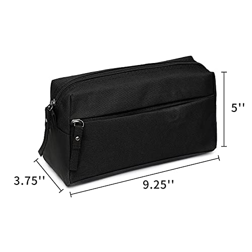 BuyAgain Toiletry Bag, Toiletry Travel Bathroom Bag Waterproof Cosmetic Make up Pouch Dopp Kit For Men or Women, Black3
