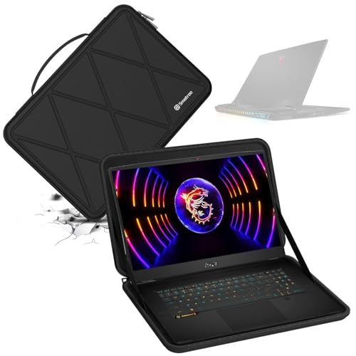 Smatree Hard EVA Protective Sleeve Case Compatible for 17 inch MSI Vector 17 HX A14V/A13V, Raider GE78 HX Gaming Laptop, for 17.3 inch MSI GT76 Titan DT 10SGS-055 Laptop (X8334)