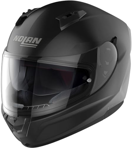 Nolan N60-6 Classic Casque moto intégral noir mat taille XS pour scooter et route