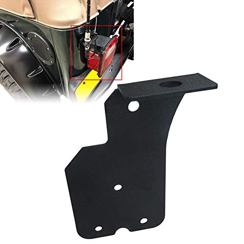 Hunter Antenna Mount Bracket, Off-Road Tailgate Rear Lamp Bolt-on Mounting fits for 1997-2006 Jeep Wrangler TJ