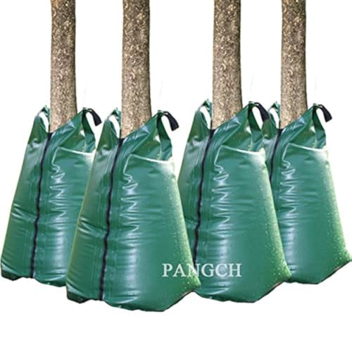 Tree Watering Bag, 20 Gallon Slow Release Tree Watering Bags-Drip Irrigation Bag for Newly Planted or Established Trees (4 Packs)