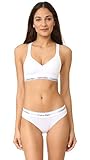 Calvin Klein Modern Cotton Lightly Lined Wireless Bralette, White, Small