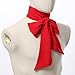 COSDREAMER Mens Renaissance Scarf Jabot Cravat Costume Collar (Red)