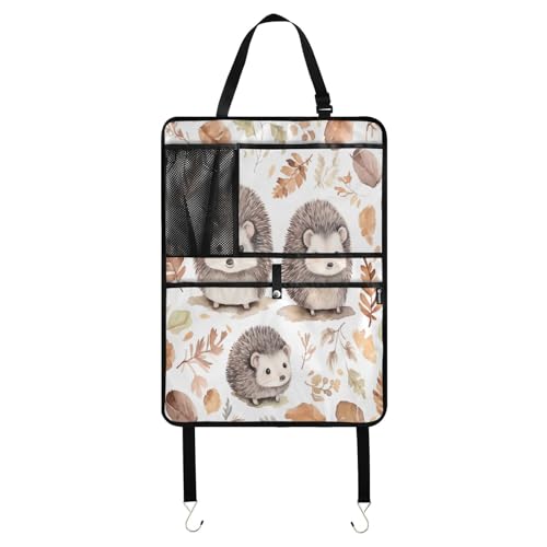 Cgiub Lot de 2 organiseurs de siège de voiture pour enfants avec support de tablette - Étanche - Protection de siège arrière - Accessoires de voyage