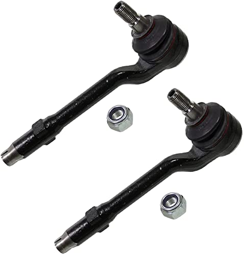 Image of Detroit Axle - 8PC Front Lower Forward Control Arms w /Ball Joints, Front Sway Bars and Outer Tie Rods Replacement for 2000 2001 2002 2003 BMW X5