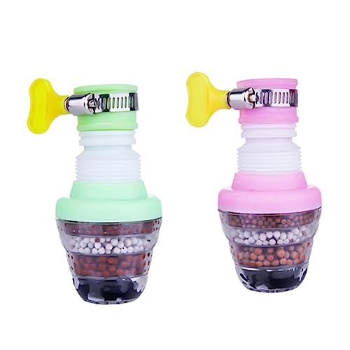 HOMSFOU 2Piezas Boquilla De Extensión Agua Antisalpicaduras Filtración Color Aleatorio