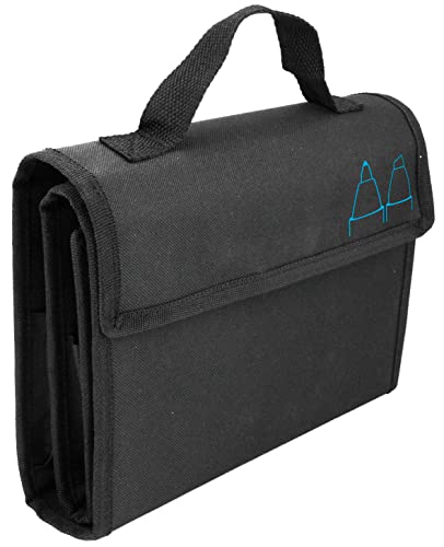 GRAPH'IT SA41701 Empty Easel Storage Bag for 48 Alcohol Markers - Black