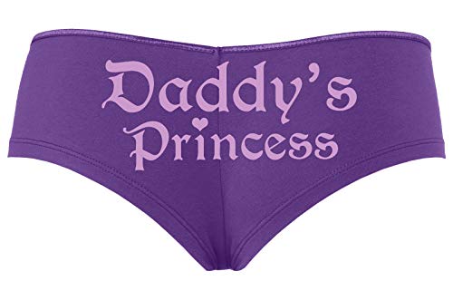 Knaughty Knickers - Daddys Princess Boy Short Panties - Daddy's Little Girl DDLG CGL Boyshort Underwear Lavender