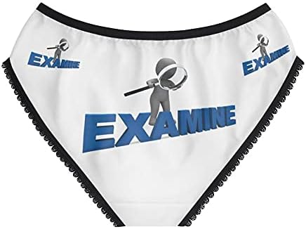 Examine Character Panties, Examine Character Underwear, Briefs, Cotton Briefs, Funny Underwear, Panties For Women