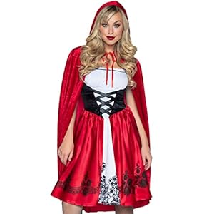 Classic Red Riding Hood kostuum – S – Rood – Leg Avenue