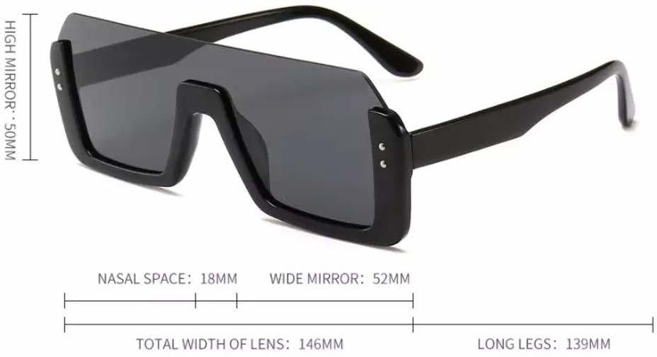 Image of PIRASO Fashion Square Unisex Half Rim Sunglass inspired from Shahid Kapoor and Sahil Khan