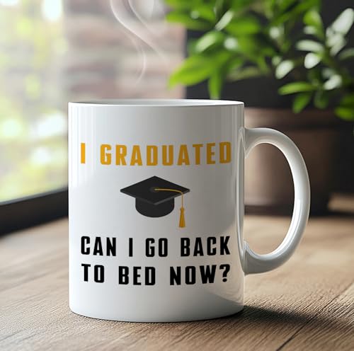 Taza de cerámica para graduación 11 oz miniatura 2