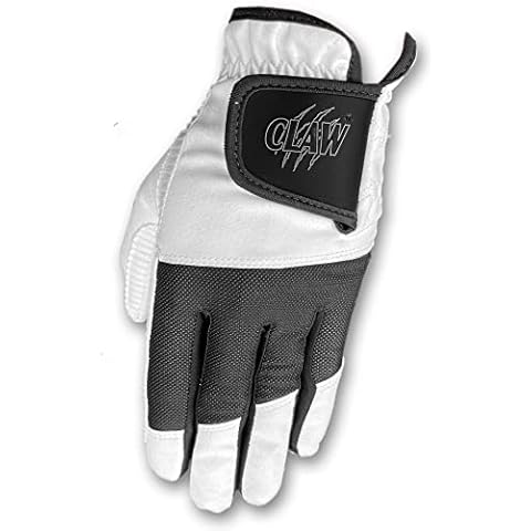 Claw Max White Golf Glove for Men Synthetic, Ultra-Soft, Long Lasting Golf Glove by CaddyDaddy Large (LH) Cover