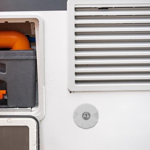 Tapa de entrada de agua con cierre hermético y anillo de sellado para autocaravanas 7