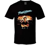NATHAN DAVISON Roadhouse Patrick Swayze Retro 80's Movie T Shirt,Medium Black
