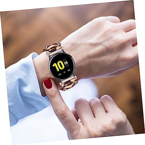 Homoyoyo Scrunchie Watch Strap for Watch Active Elastic Band Leopard Print Design Comfortable Lightweight Replacement Strap for Girls4
