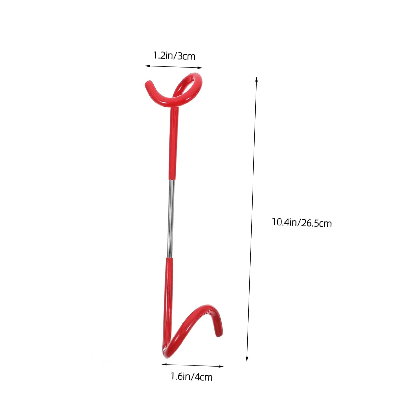 Mikikit 2pcs S-Shape Tent Light Hooks Versatile Camping Lamp Hangers for Outdoor Use Design for Hanging Lanterns Bags and More