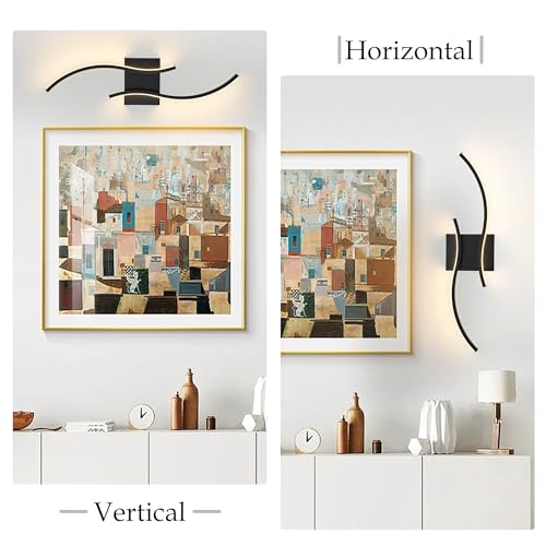 Image of KARTOOSH Hardwired LED Vanity Lights for Bathroom | 2 Pack 23.6 Inch, 3CCT Dimmable, Waterproof, Rustproof, Bathroom Light Fixtures Over Mirror