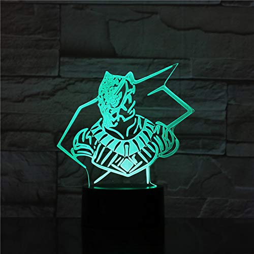 Preisvergleich Produktbild 3D Spielfiguren Optische Illusions Lampen Tolle 7 Farbwechsel Tabelle Schreibtisch-Nachtlicht mit USB-Kabel Für Schlafzimmer Home Decoration Geburtstag Weihnachten Geschenk
