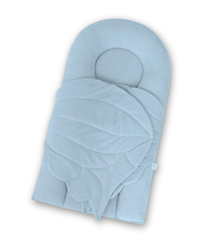 Handmade Baby Play Lounger – Soft Cotton Nest for Tummy Time, Diaper Changes & Play – Hypoallergenic Materials – Two Size Options (Graphite, Maxi)