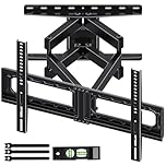 HOME VISION Full Motion TV Wall Mount for Most 32-85 inch TVs up to132 lbs, TV Mount Swivel and Tilt with Dual Articulating Arms, Wall Mount TV Bracket Max VESA 600x400mm, Fits 8" 12" 16" Wood Studs