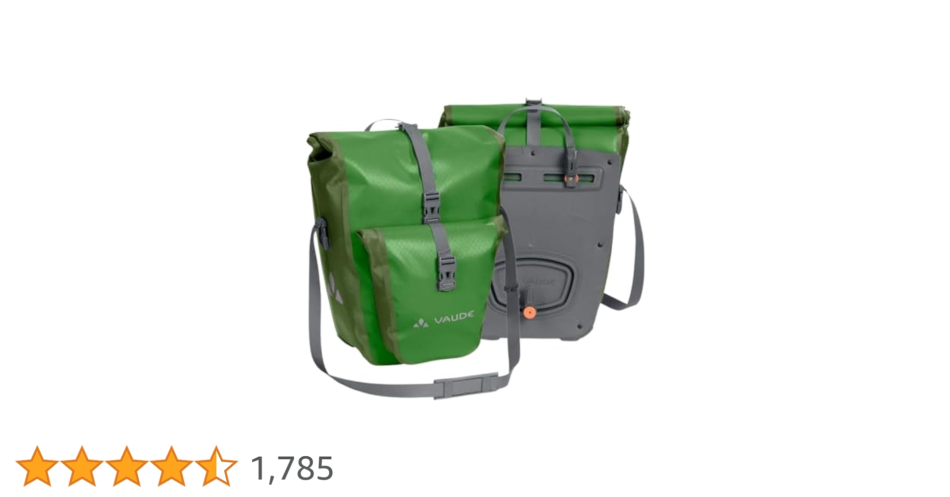 VAUDE Aqua Plus - Rear Pannier Bike Bag - Set of 2 - PVC
