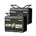 12V 100Ah LiFePO4 Battery - BCI Group 24, 15000 Deep Cycles Rechargeable Lithium Batteries, Low-Temperature Protection, Perfect for RVs, Trolling Motor, Marine, Golf Cart, Home Energy Storage